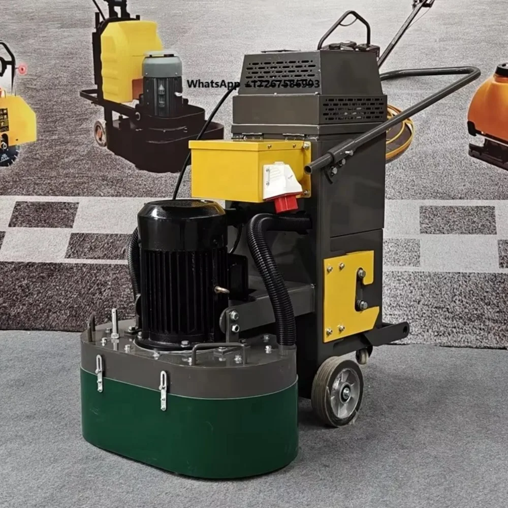 600mm Electric Power 380V Epoxy Floor Polishing Machine Heavy-Duty Hand Push Planetary Floor Grinder for Concrete Motor