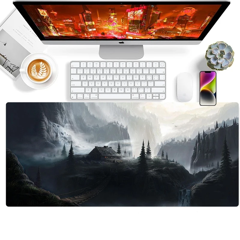 Serenity landscape Gaming Mouse Pad Large Gamer Mousepad Computer Desk Mat Anti-slip XXL Mouse Mat Rubber Keyboard Pads Art