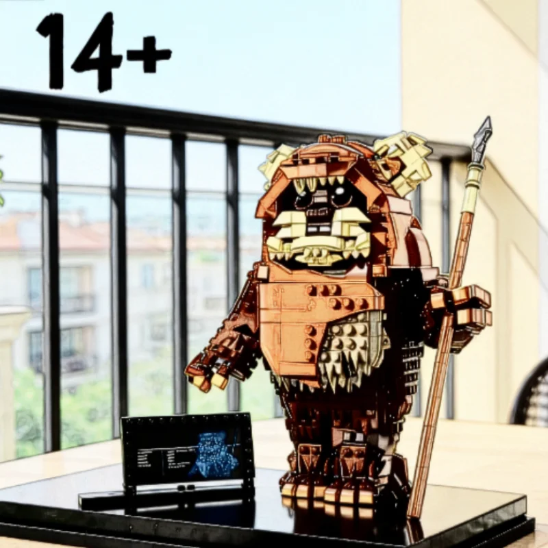 

2026 New 1010pcs 3d Wicket The Ewok Assembly Sentry Brick Model Building Blocks Children's Birthday Christmas Gift Set