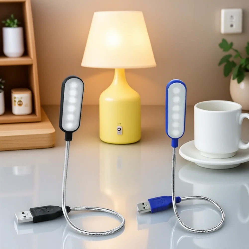 Portable Mini USB LED Lamp Flexible Adjustable Nightlight Book Reading Light for Laptop Notebook Student Eye Protection