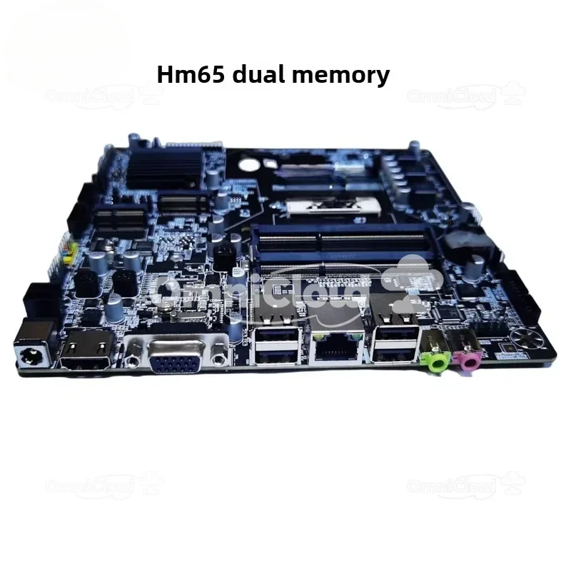 

Промышленные материнские платы ITX HM65 Двухканальная мини-плата DDR3 PGA988 Встроенная материнская плата процессора второго и третьего поколения