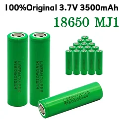 Rechargeable lithium-ion battery, toy, alarm, watch, screwdriver battery, hot sale, LG MJ1, 3.7V, 3500mAh, 18650, 2023