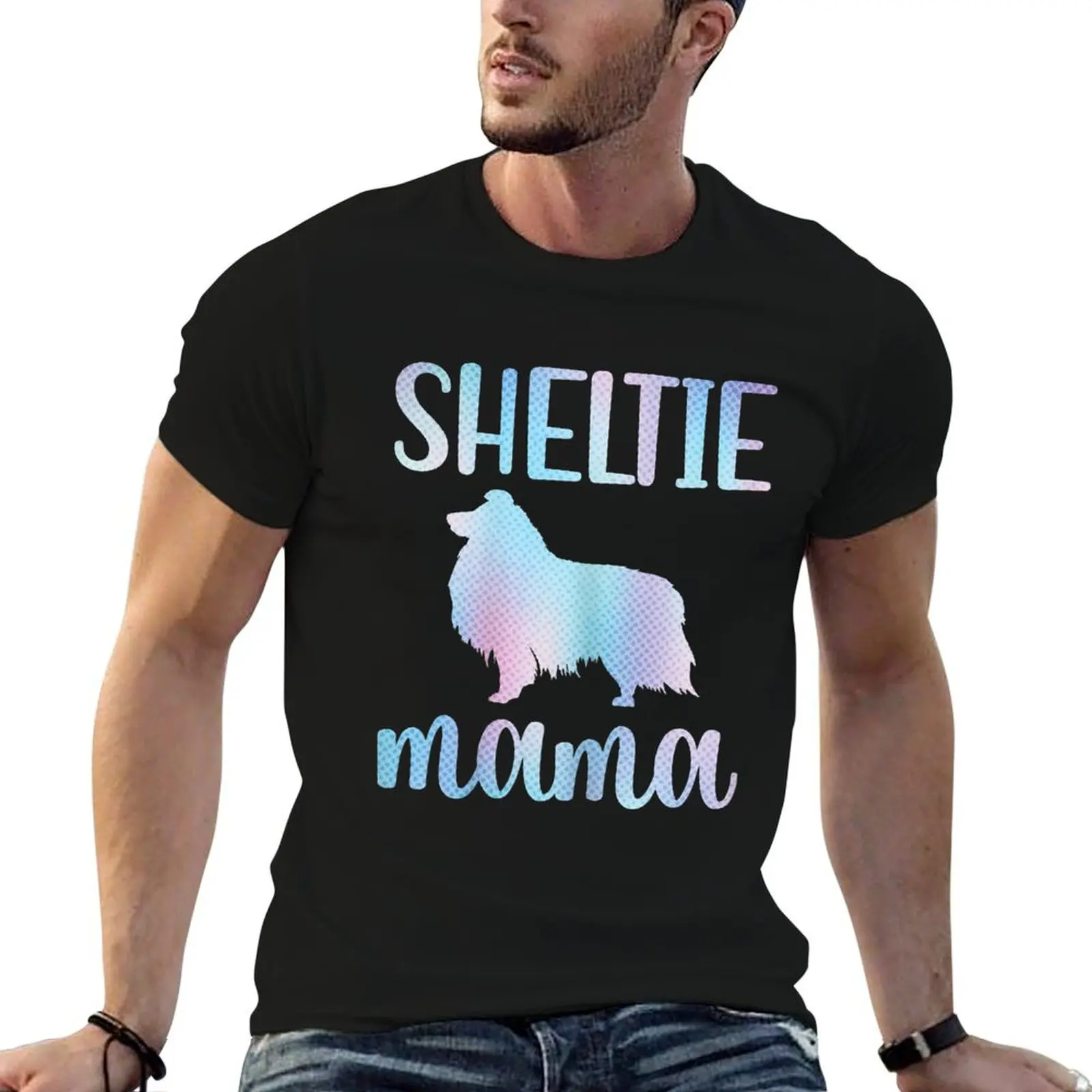 

Sheltie Mama Sheltie Dog Owner T-Shirt man t shirt heavy cotton cotton t shirt pack T-Shirt