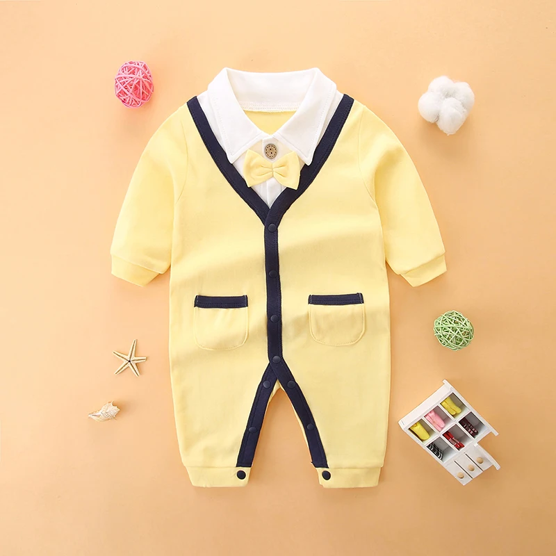 Korean Baby Clothes, Autum Clothes, Newborn Baby Boy, Autum Outing Clothes, 100-day Boy Jumpsuit