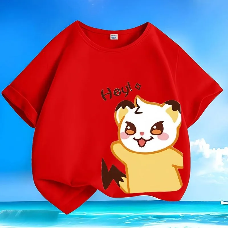 

Ограниченное предложение: Горячая распродажа! Детские футболки с мультяшными аниме-принтами для мальчиков и девочек. Удобные, машинная стирка, не мнутся, универсальные топы.