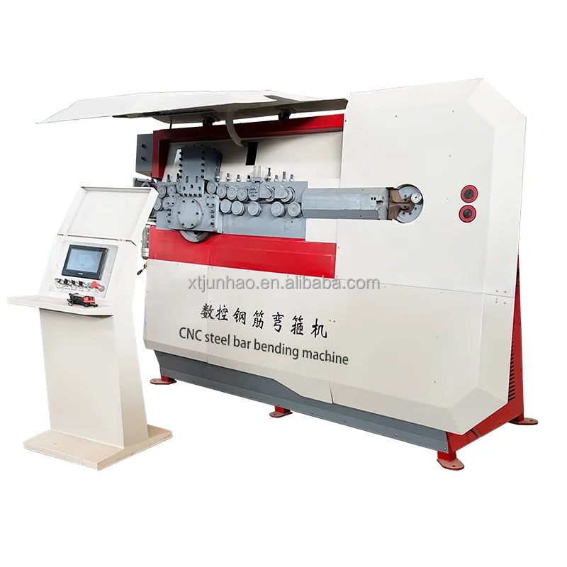 Effizienz Steel Hoop Rebar Straightening End Forming Stainless Steel Bar Bending Machine