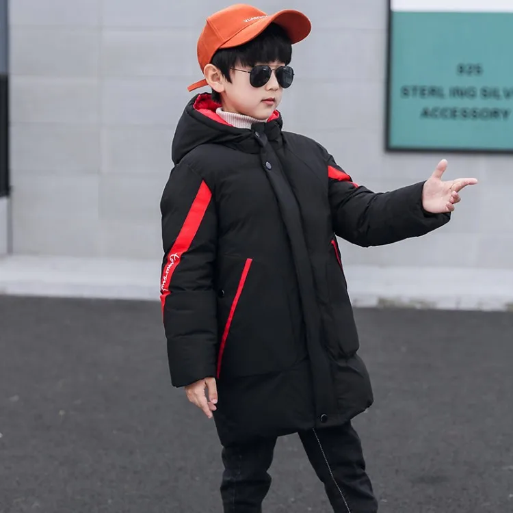 5-14 years old boy's coat, 2024 new winter children's down padded jacket boys casual outerwear cotton-padded jacket 120-170cm