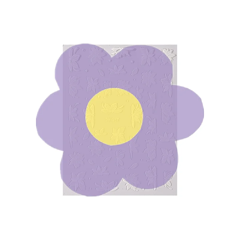 White Magnolia Flower Hand Drawn Temperament Nail Sticker Enhancement Adhesive Decal Decoration