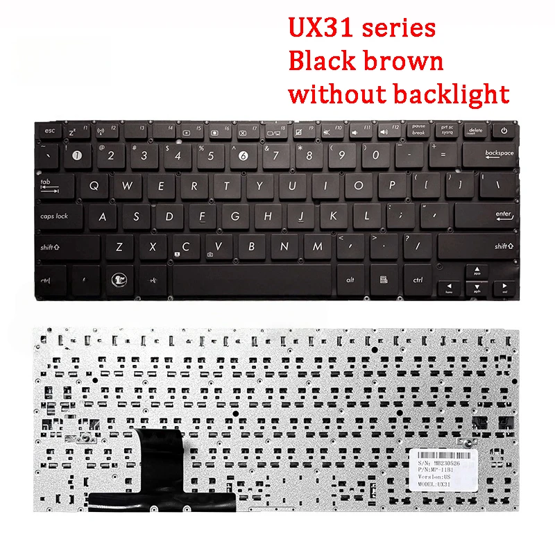 لوحة مفاتيح كمبيوتر محمول جديدة لـ ASUS UX31 UX31A UX31LA UX31E UX32A UX32E/V/VD/K