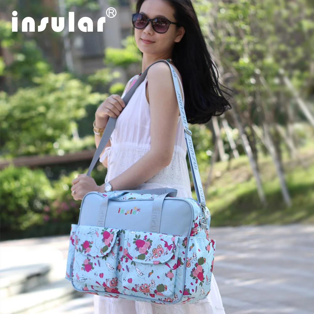 New Arrival Waterproof Nappy Bag 210D Nylon Baby Diaper Bag Multipurpose Mommy Changing Bag