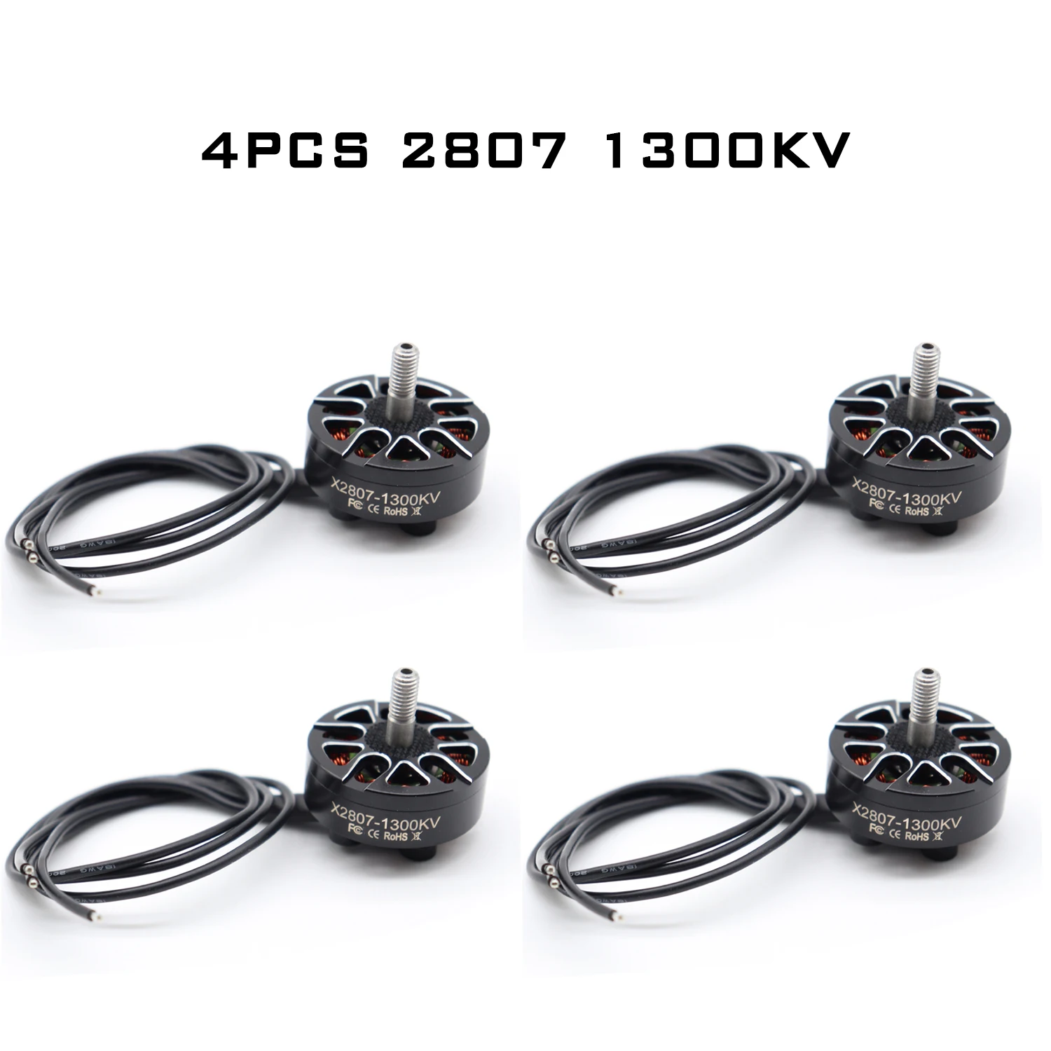 4PCS 2807 1300KV 4S-6S Brushless Motor - for Mark4 FPV Freestyle 7inch Long Range RC FPV Racing LR7 Drones