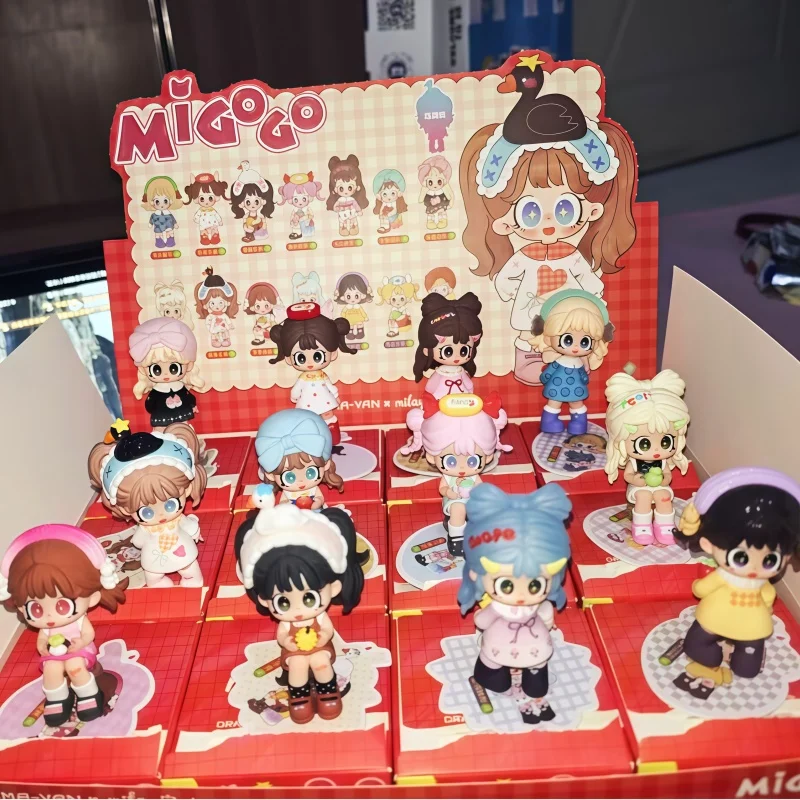 

Original Milay Blind Box Miguoguo Series Cute Mini Doll Anime Trendy Toy Desktop Ornament Christmas Girl Gift Collectible Figure