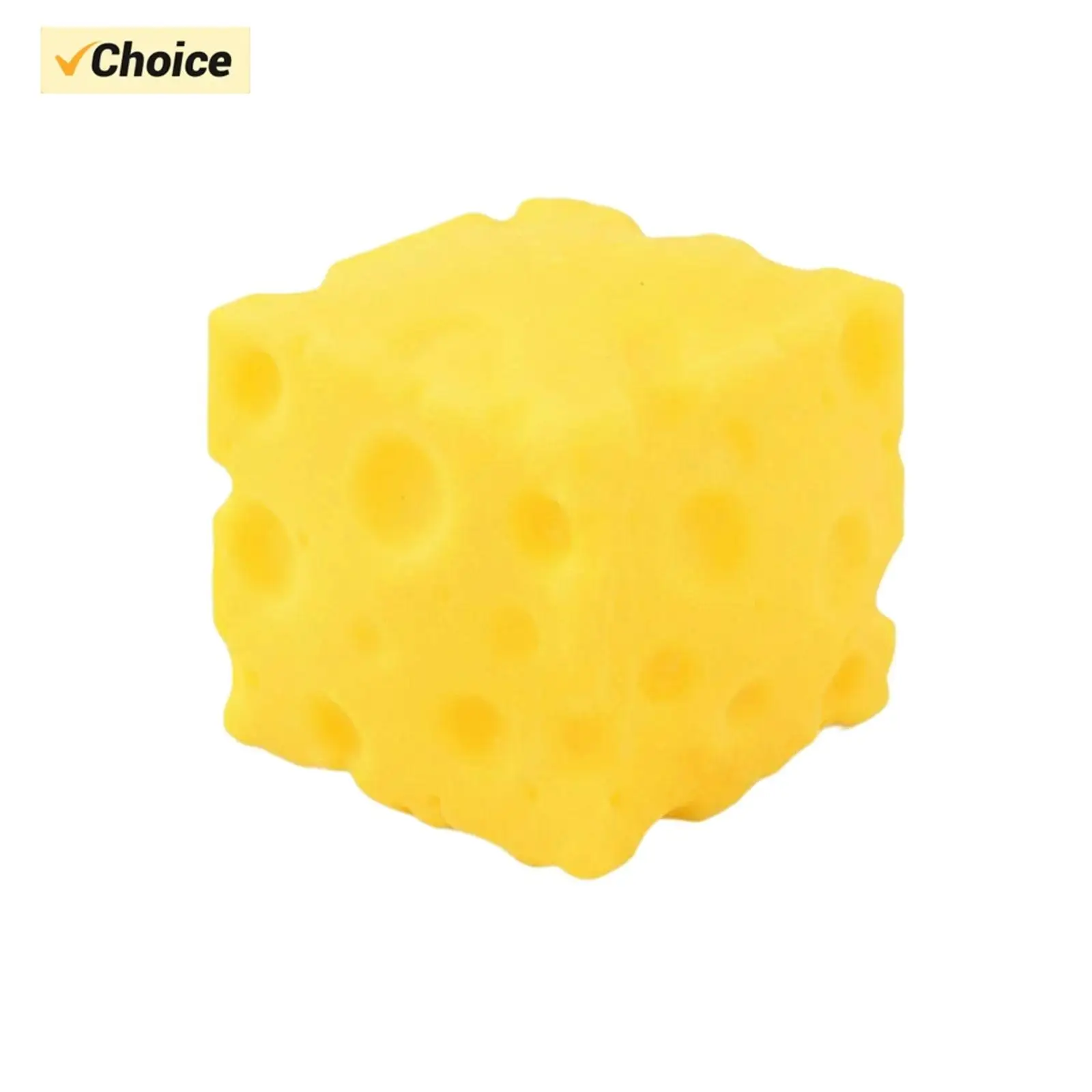 ¡Superventas! Pelota Antiestrés de Queso en Cubo, Pelota de Queso Grande Moldeable, Juguete Sensorial Antiestrés que No Rebota, Regalo ASMR