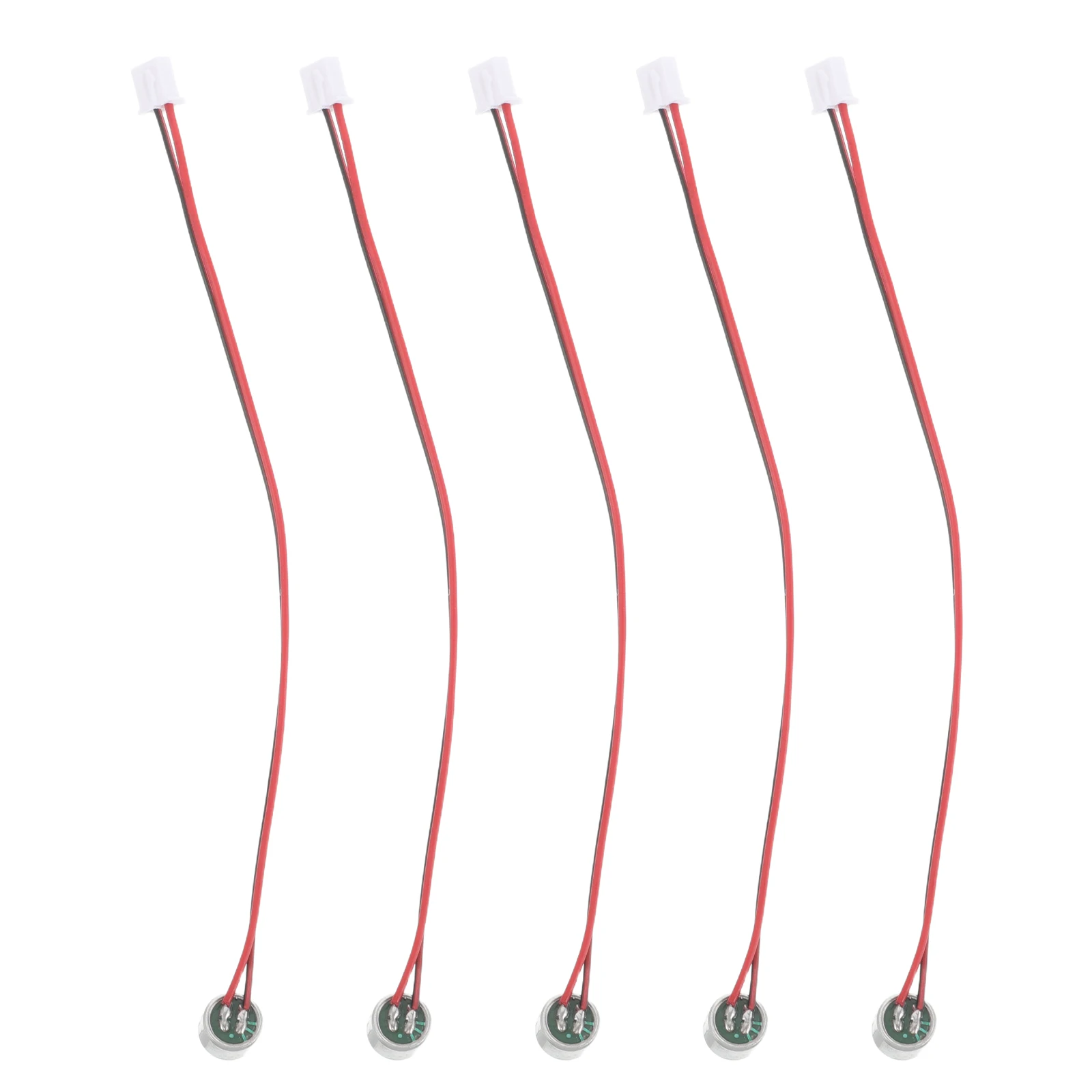 

5pcs Electret Condenser Microphone Vocal Cord Pickup Wire High Sensitivity Stereo Sound Miniature Mic Element DJ Accessories