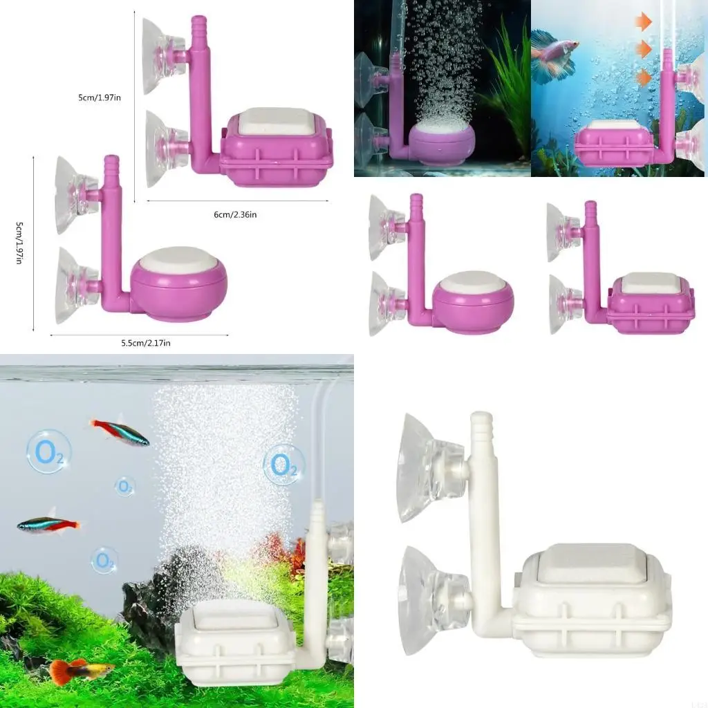 L43A Aquarium Oxygen Disk Bubble Disk for Small to Large Fish Tanks Accessory Efficient Oxygenation Aquarium Oxygen Disk