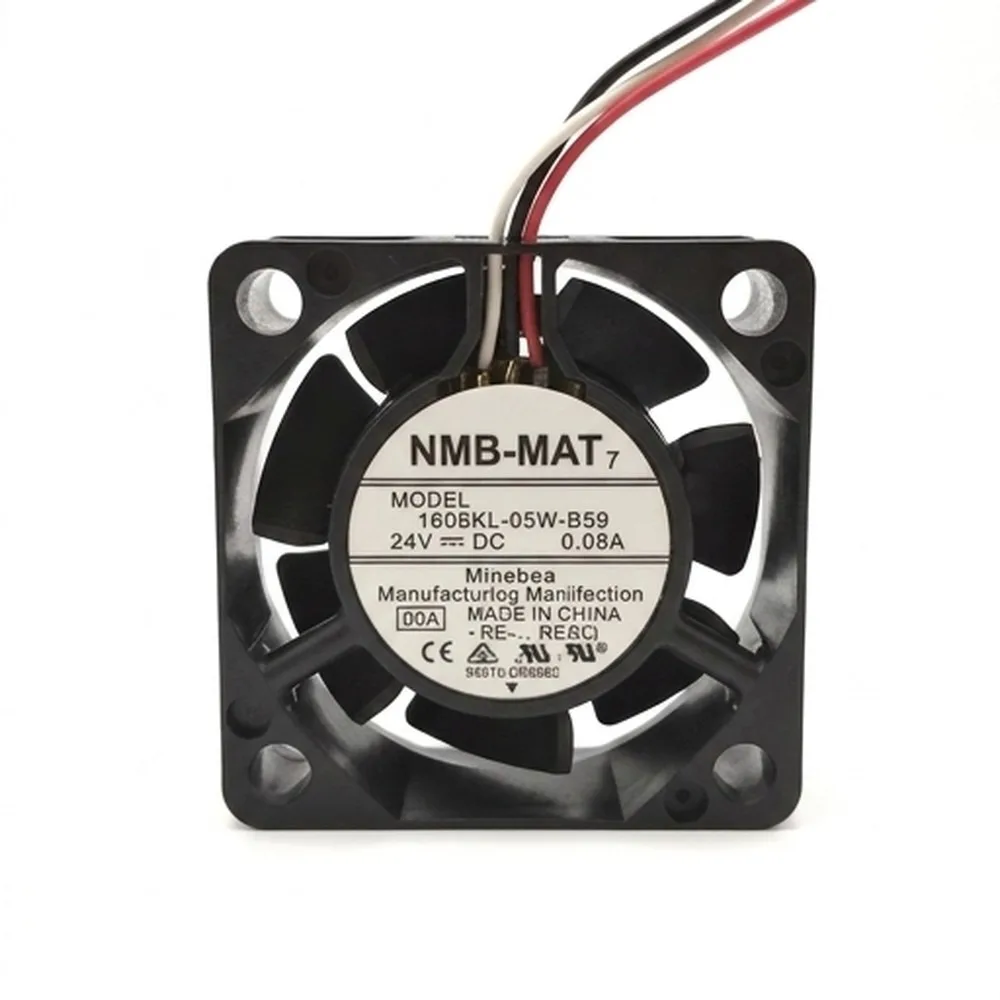 

For NMB-MAT 1606KL-05W-B59 4015 DC24V 0.08A 4CM 3-Wire Inverter Cooling Fan