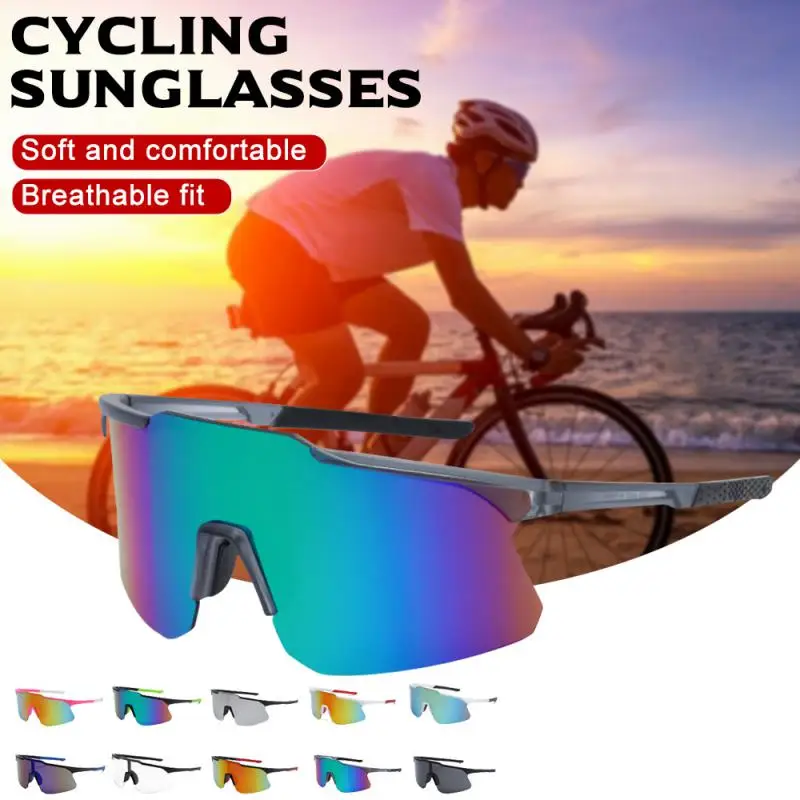 Cycling Sunglasses Men Women Riding Lens Outdoor Sports Glasses Bike Eyewear Bicycle Windproof Eyeglasses Goggles Fishing Hiking