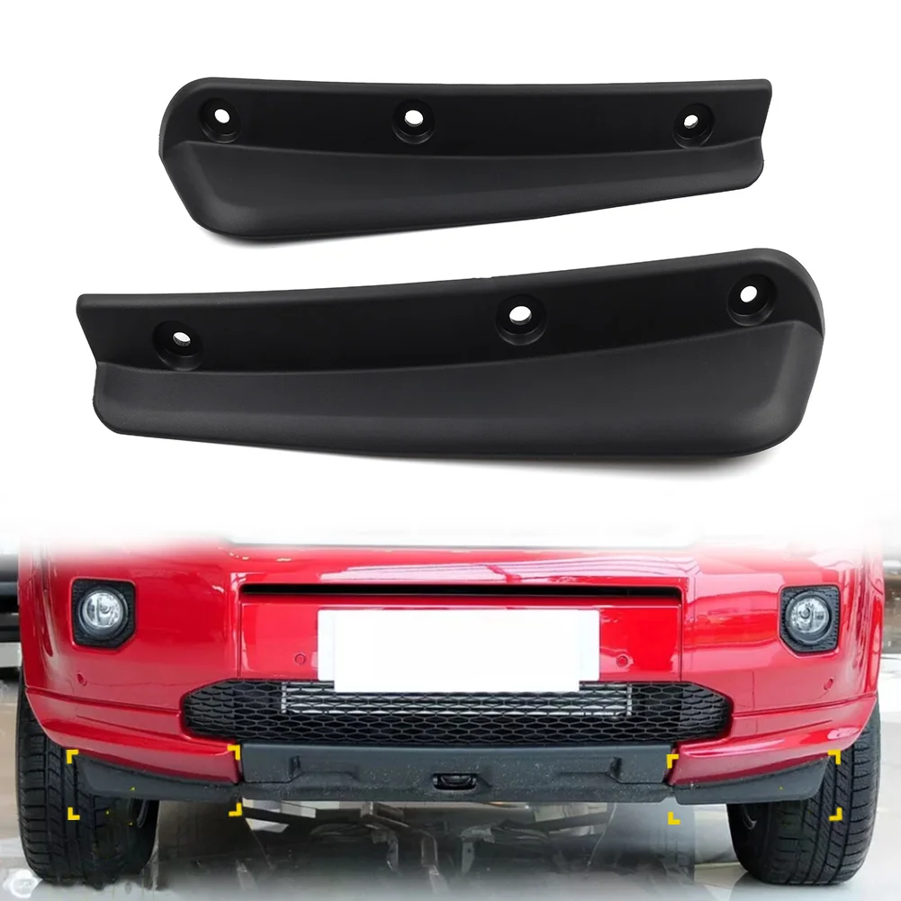 2Pcs Black Car Front Bumper Lower Air Deflector Accessories Parts For Land Rover Freelander 2 LR2 2006-2015