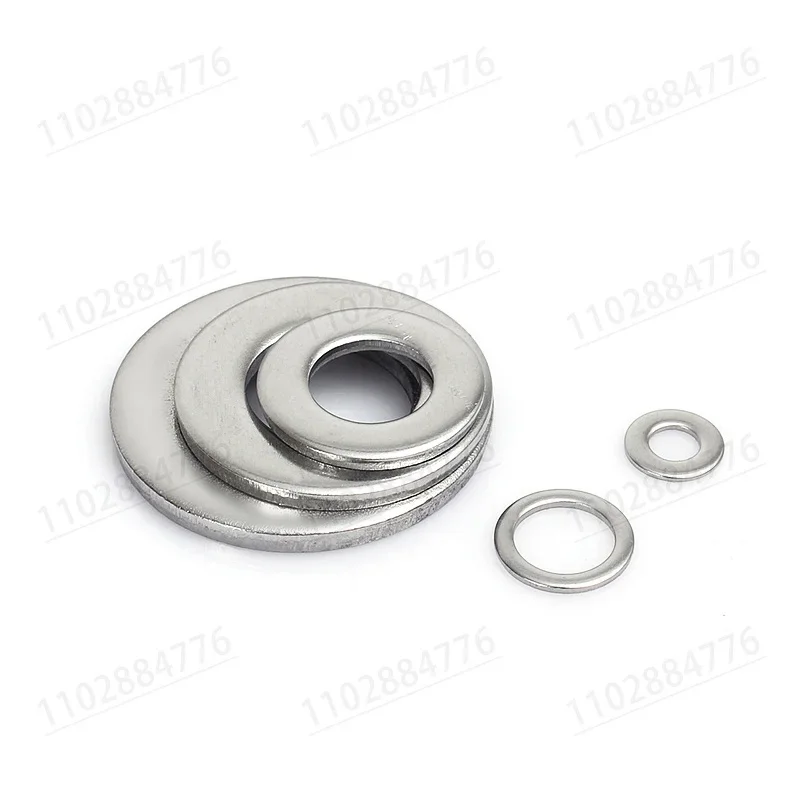 Screw Bolt GB97 304 stainless steel or carbon steel Flat Washer Plain Gasket for M2 M3 M4 M5 M6 M8 M10 M12 M14 M16 M18 M20~M27