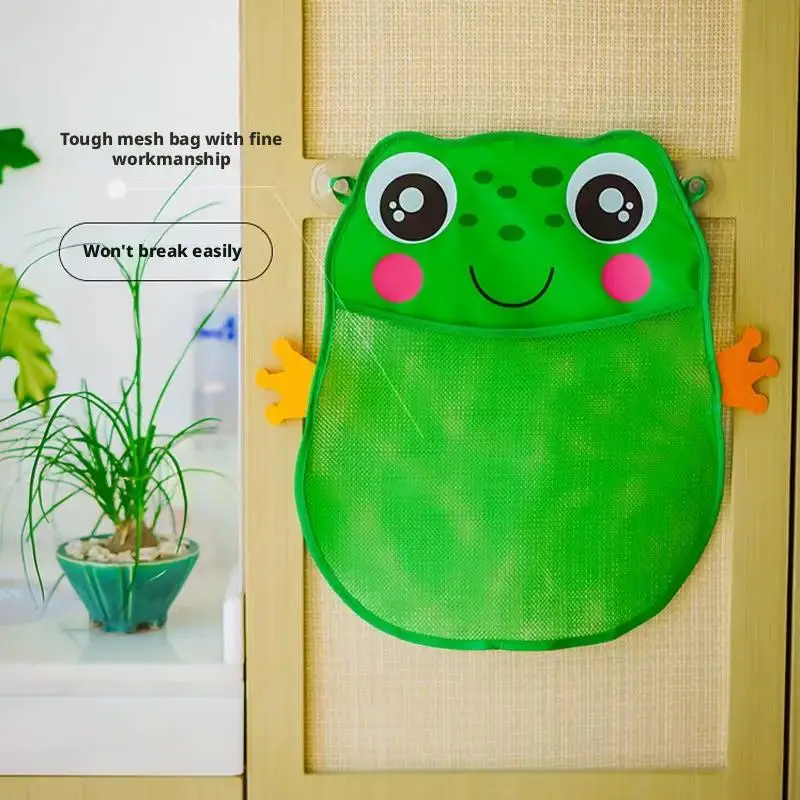 

Cute Cartoon Toy Bathroom Hanging Bag Water Toys Drain Basket Bag Toys Water Organizer Tidy Storage Bathtub Hanger S2W6