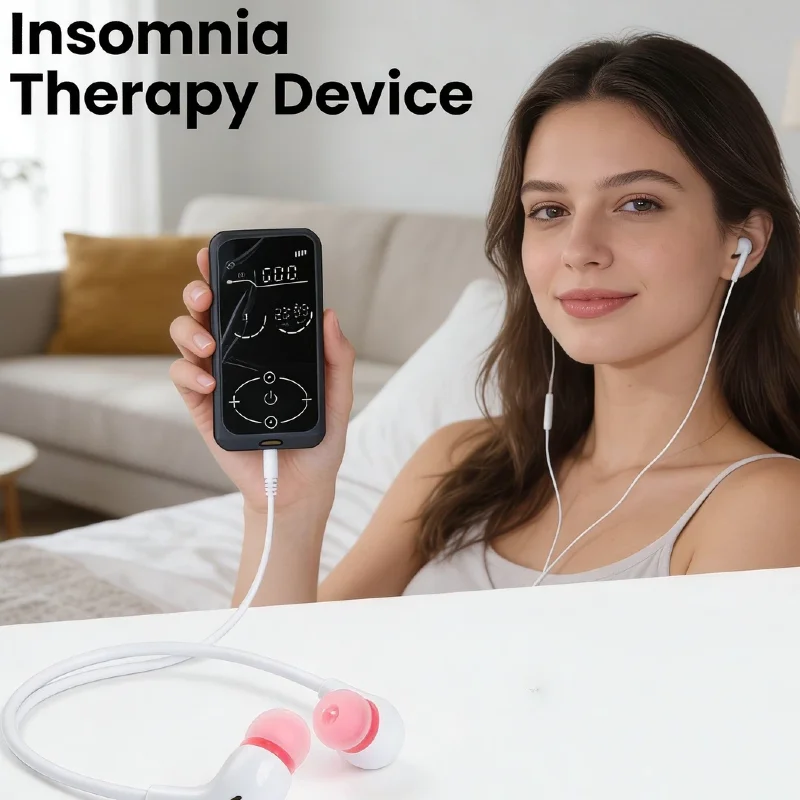 

CES Vagus Nerve Stimulation Sleep Therapy, Ear Clip Device Relieves Insomnia Anxiety Depression Promotes Fast Sleep