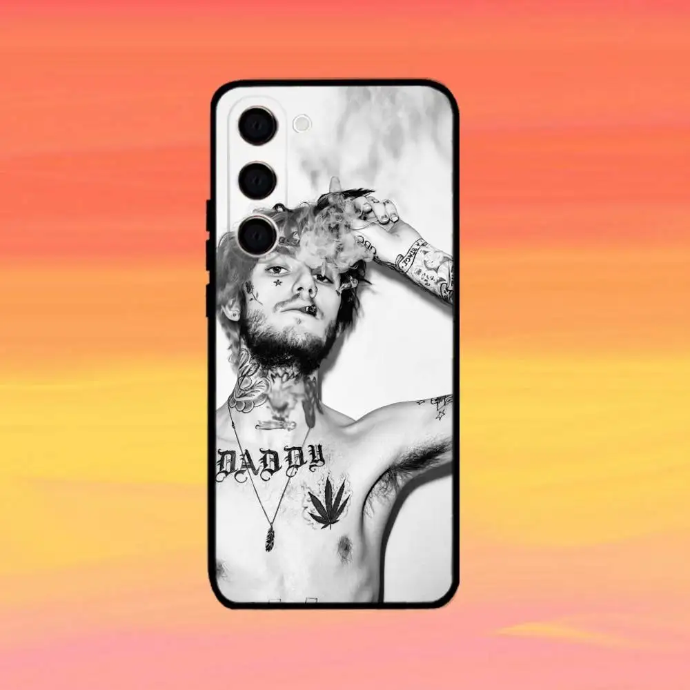 Rapper Lil Peep Hell Bo Telefoon Case Voor Samsung Galaxy A73,A72,A71,A70,A52,A51 Anderen Zachte Zwarte Cover