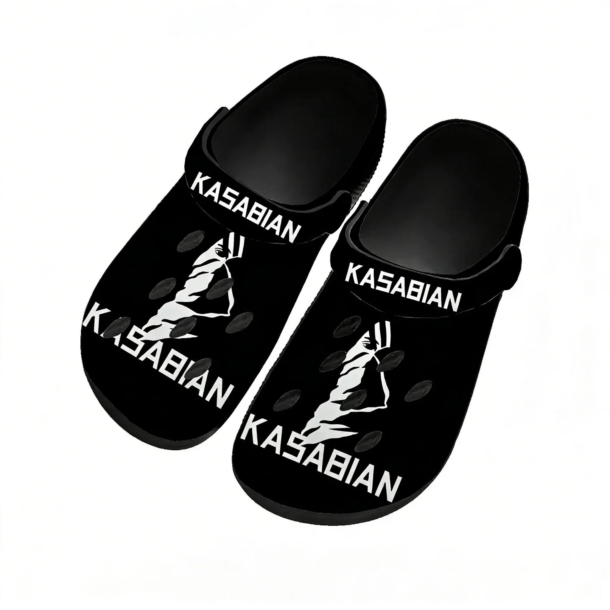 

Водные сандалии Kasabian для мужчин и женщин, нескользящие, модные, для дома и сада, с возможностью индивидуального заказа, пляжные, дышащие, с отверстиями, тапочки