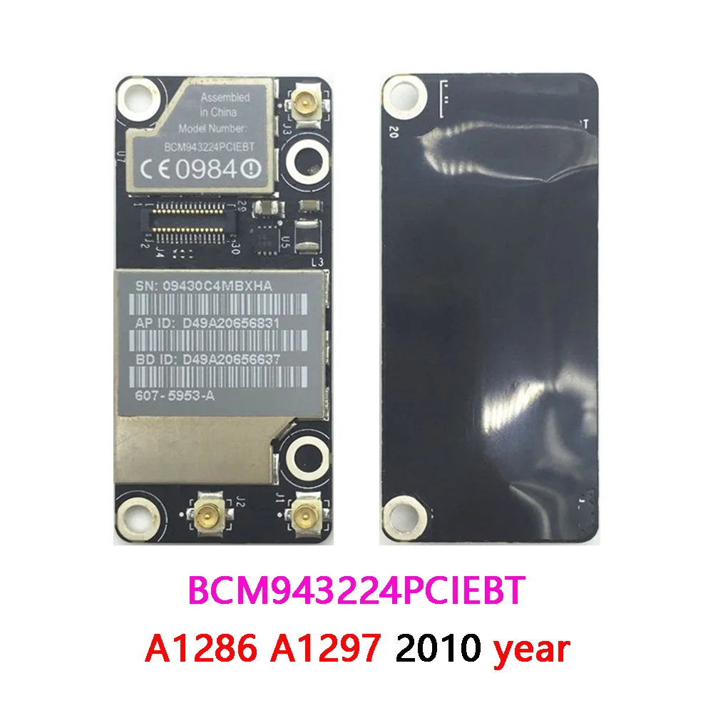 Original WiFi Airport Card BCM94331PCIEBT4AX Wifi Card BCM94331PCIEBT4CAX For Macbook Pro A1278 A1286 A1297 2010 2011 2012 Years