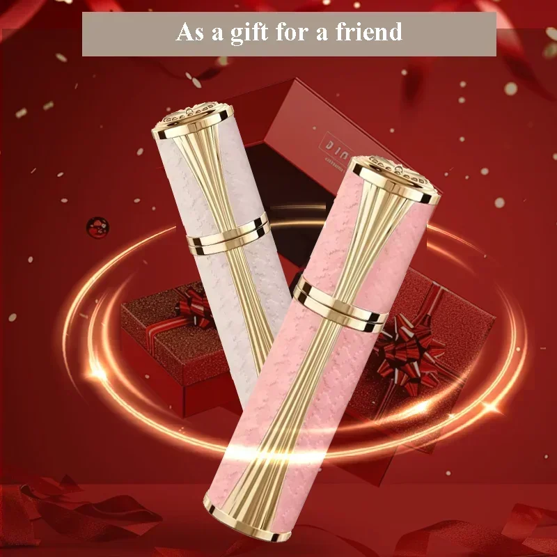 5ml Leather Perfume Atomizer for Travel Portable Liquid Cosmetics Container Alcochol Mini Empty Perfume Refillable Spray Bottles