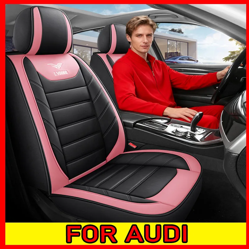 

Car seat cover Waterproof artificial leather wear-resistant full set 5 seats comfortable full wrap seat cover FOR AUDI Q3 A5 A6
