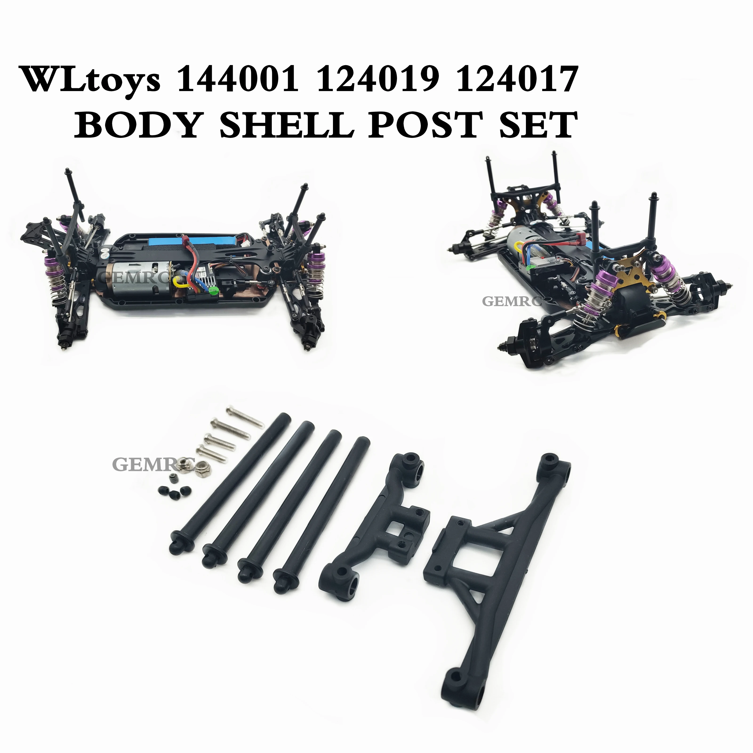 wltoys 124019 144001 124017 upgrade parts body shell post modify accessories part l6033