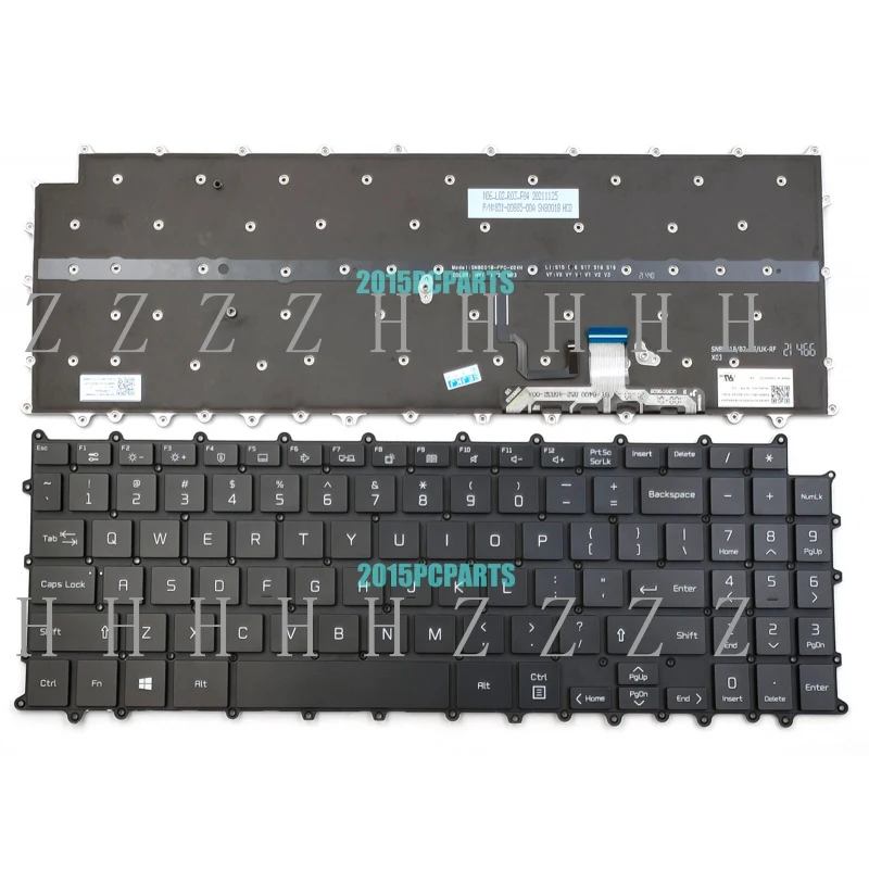 

Z New For LG Gram 16Z90P 16ZD90P 16Z90PD 16Z90PC Keyboard Backlit US