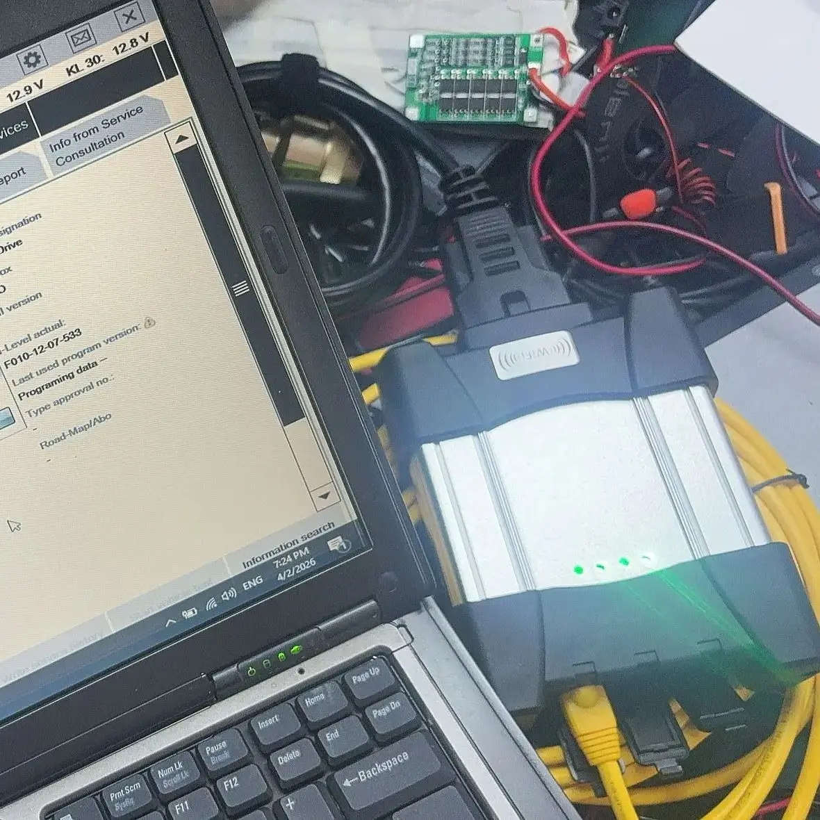 For BMW Wifi ICOM Next Auto diagnosis Tools Code Scanner with D630 Laptop 1TB SSD D4.39 Multi-languages Software Ready to Use