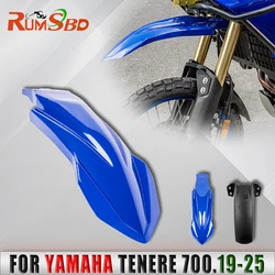 Motorcycle Front  Fender High Low Mudguard flap Splash Cover Protector For Yamaha TENERE 700 2019 2020 2021 2022 2023 2024 2025