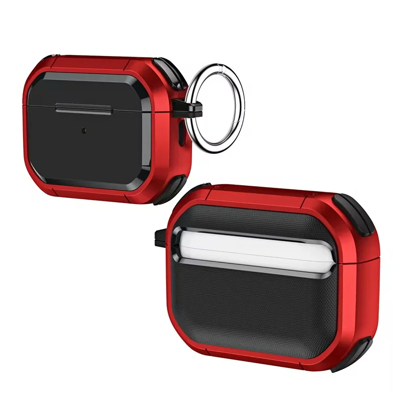 Protective Cover For AirPods 1 2 3 Pro 1 2 Protective Earphone Case Shockproof Shell Anti Lost Hook Wireless Earbuds Accessories