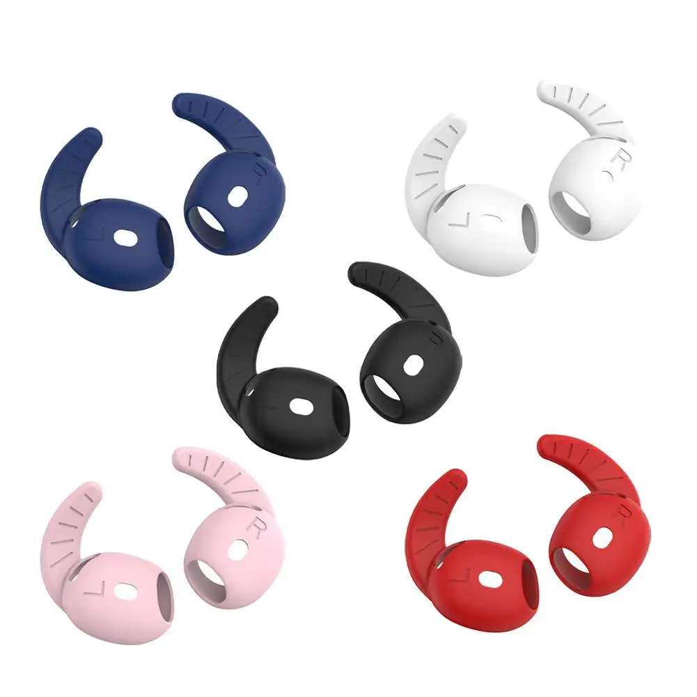 5 colori 5 paia per Aripods Auricolari Bluetooth di quarta generazione con auricolari antigoccia e ganci per le orecchie Colore solido Nuovi auricolari V2B2