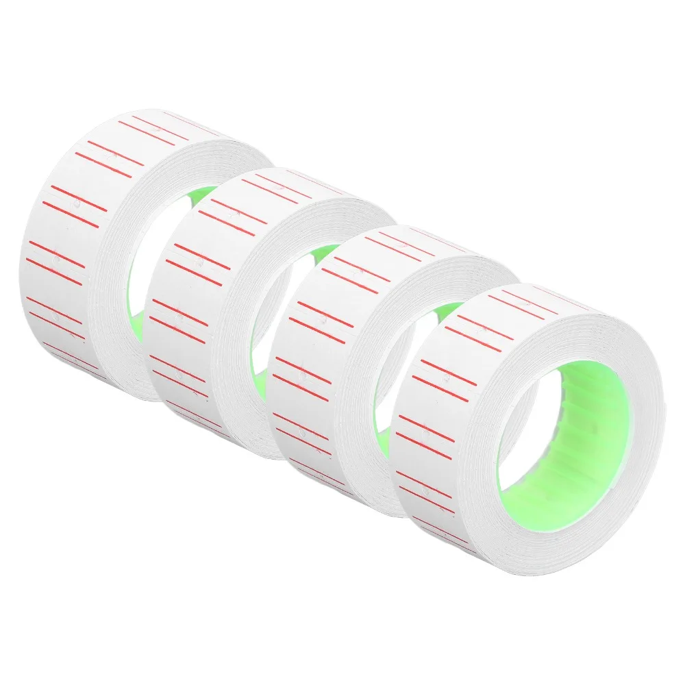 15000Pcs Stickers Single Row Price Stickers 21x12mm Adhesive Single Row Tag Paper Gun Labeller Labels Pricing