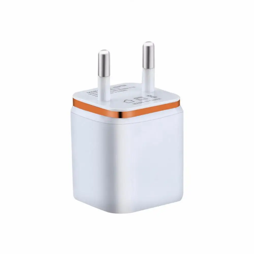 5V/2.1A Dual Port Wall Charger Dual USB Ports Quick Charging Wall Charger Mobile Phone Power Adapter US EU Fast Charging Adapter