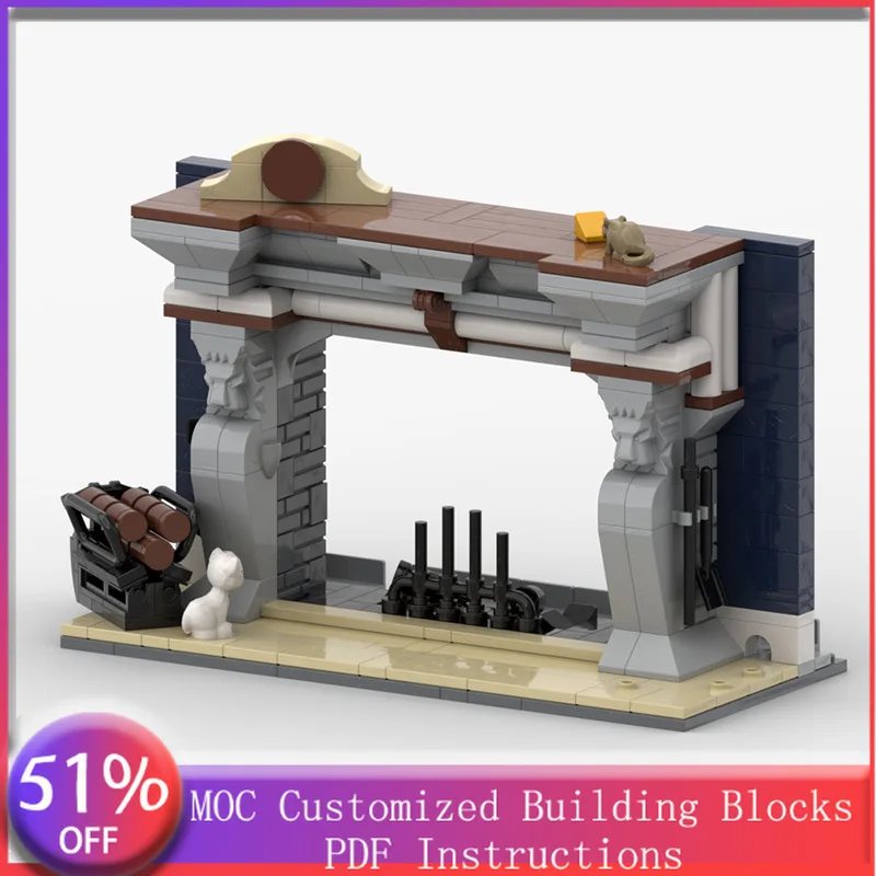 

Набор из 499 деталей: Модульный конструктор MOC «Звездная битва» с держателем для смартфона, простой в сборке, для самостоятельной сборки, праздничный подарок