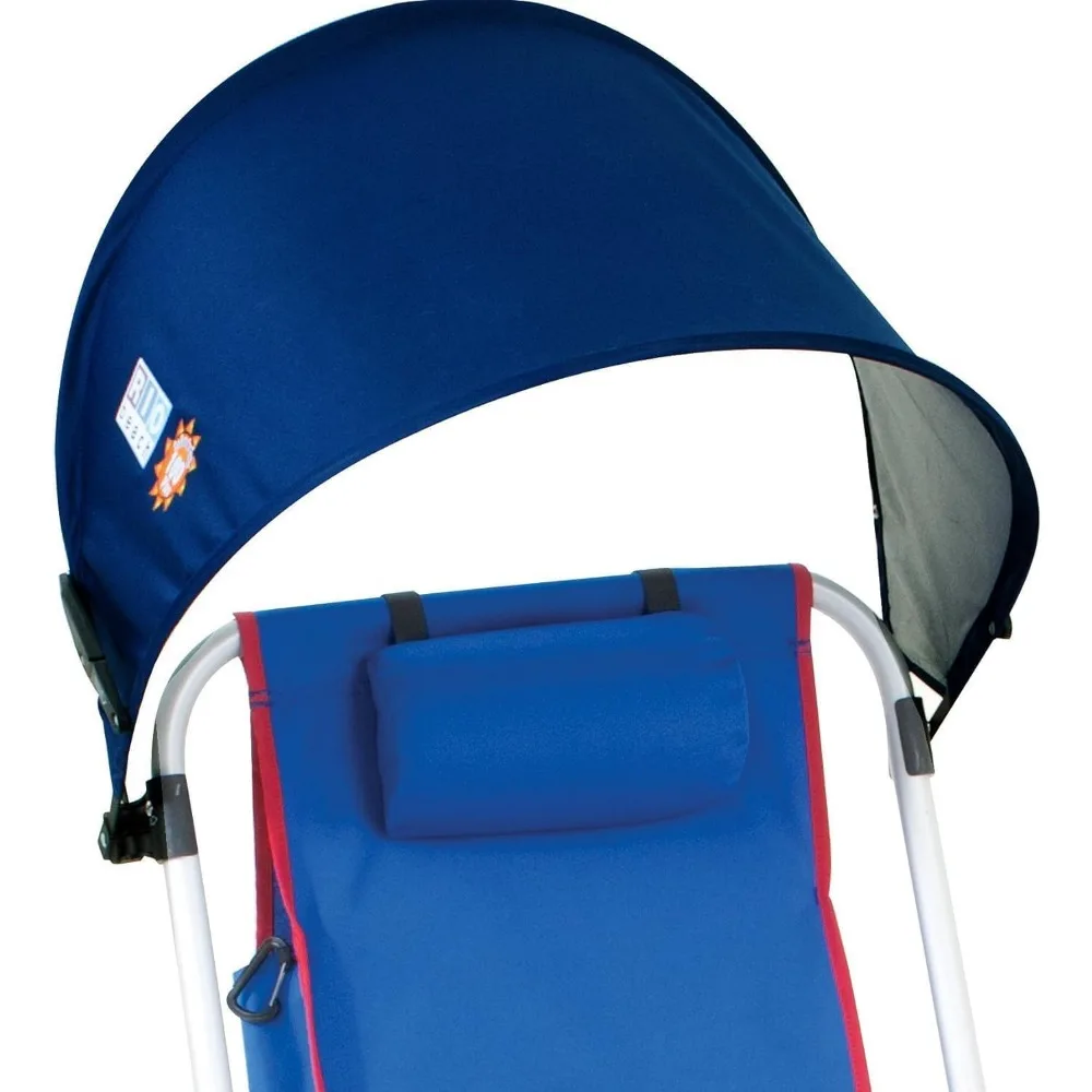 Portable Beach Chair Sun Shade with SPF 100 Protection, Fits Most Chairs for Outdoor Comfort