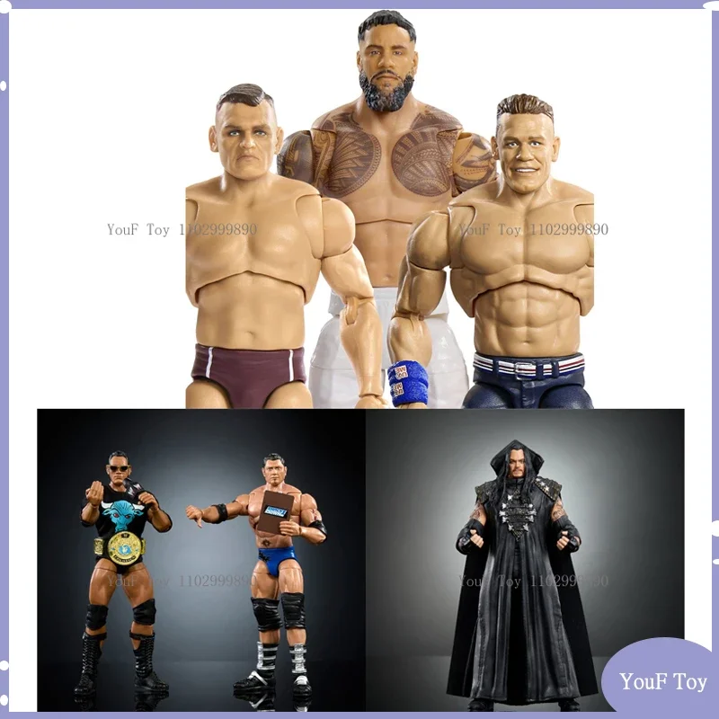 

Mattel John Cena Gunther Jeyuso The Rock Batista Undertaker Anime Action Figure Doll Collection Model Toy Birthday Gifts