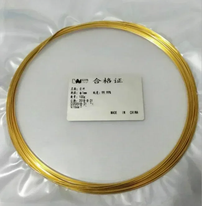 

High purity gold wire/wire electrode (99.99% purity, used for scientific research experiments)