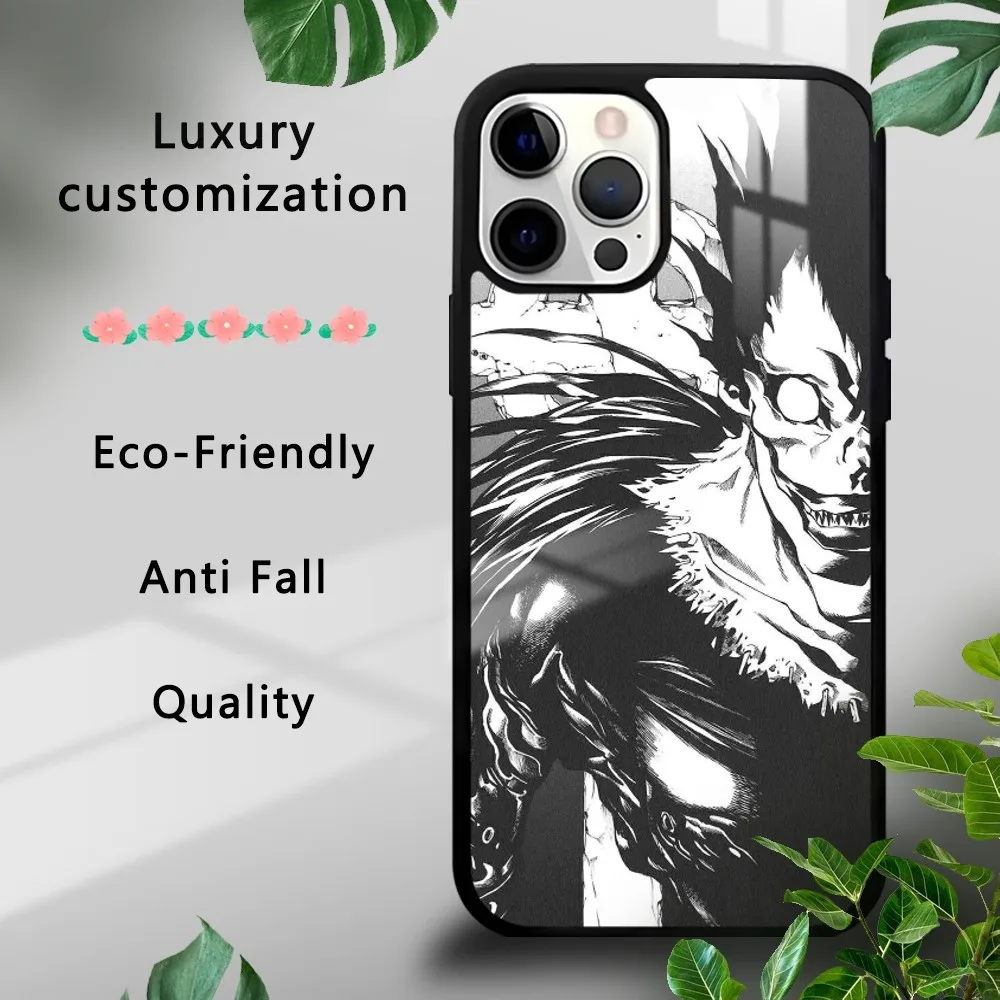 

Light D-Death-N-note Ryuk Misa Phone Case For IPhone 16 15 14 13 12 11 Pro Xs Max Mini Plus Celulares Hard Funda