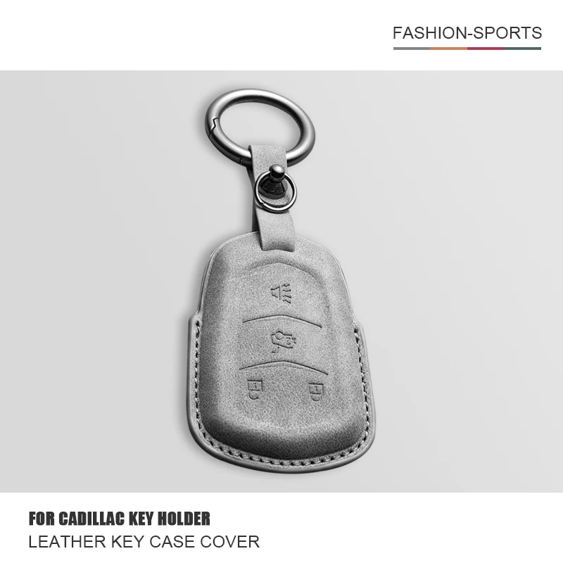 

Car Smart Remote Key Case Cover For Cadillac ATS CT6 CTS DTS XT5 Escalade ESV SRX STS XTS ELR ATS-L Key Holder Shell Keychain