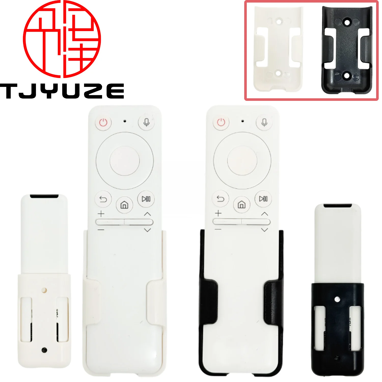 

New Hole-Free Remote Holder for Samsung RMCSPB1TP1 BP59-00150A Remote Control Eliminates Need to Drill Holes in Your Wall