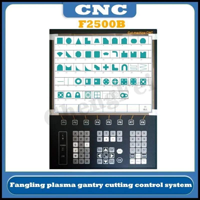 CNC Latest Plasma Flame Expert Fangling F2500B F2600 2-Axis Gantry Cutting Machine Operating System Cyclmotion