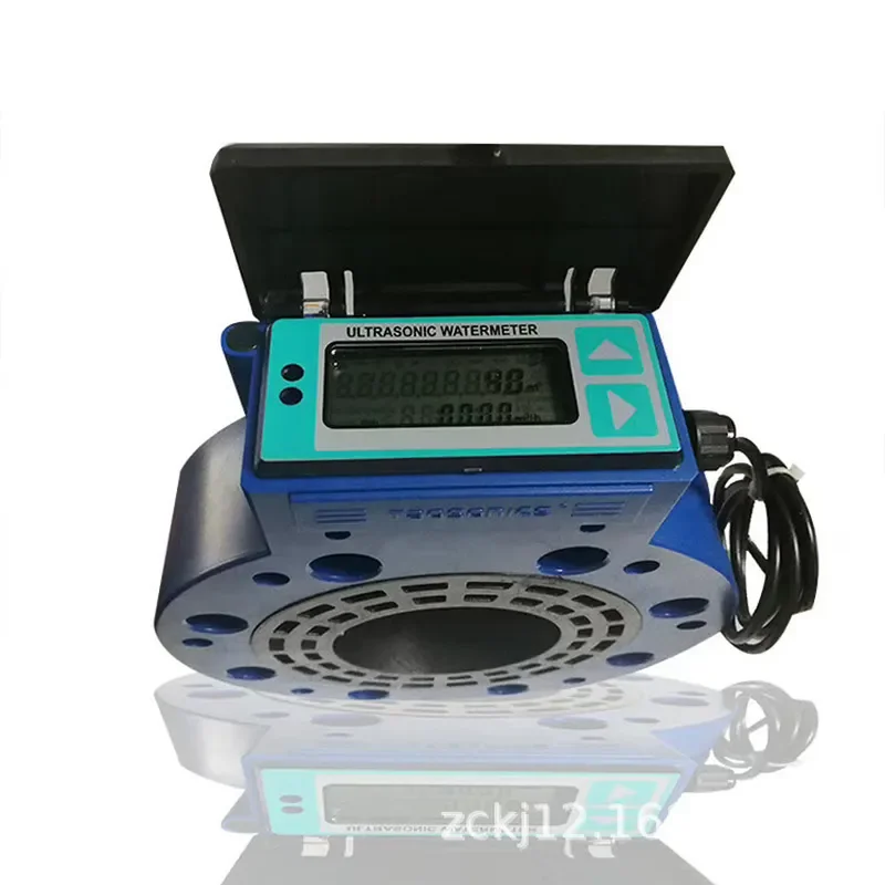 Smart Card Ultrasonic Water Meter, Clamp-On Type Remote Water Flow Meter With Wireless Data Collection for Irrigation