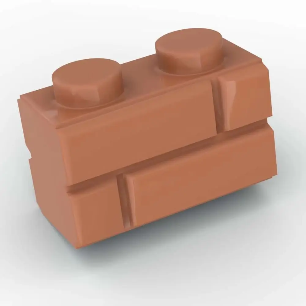 

MOC 10PCS Stitching 98283 Modified 1x2 With Masonry Profile Building Block High-Tech General Brick Idea DIY Toys Holiday Gift
