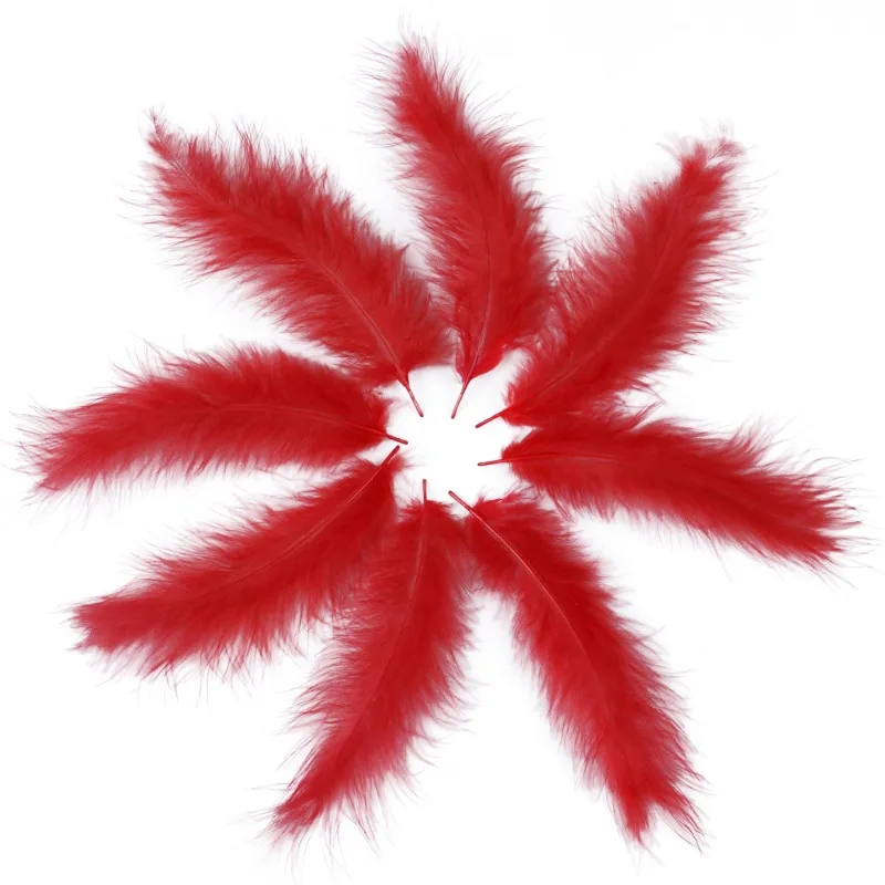 DIY feather pointed tail fleece dream catcher material Bobo ball gift box colored turkey feather