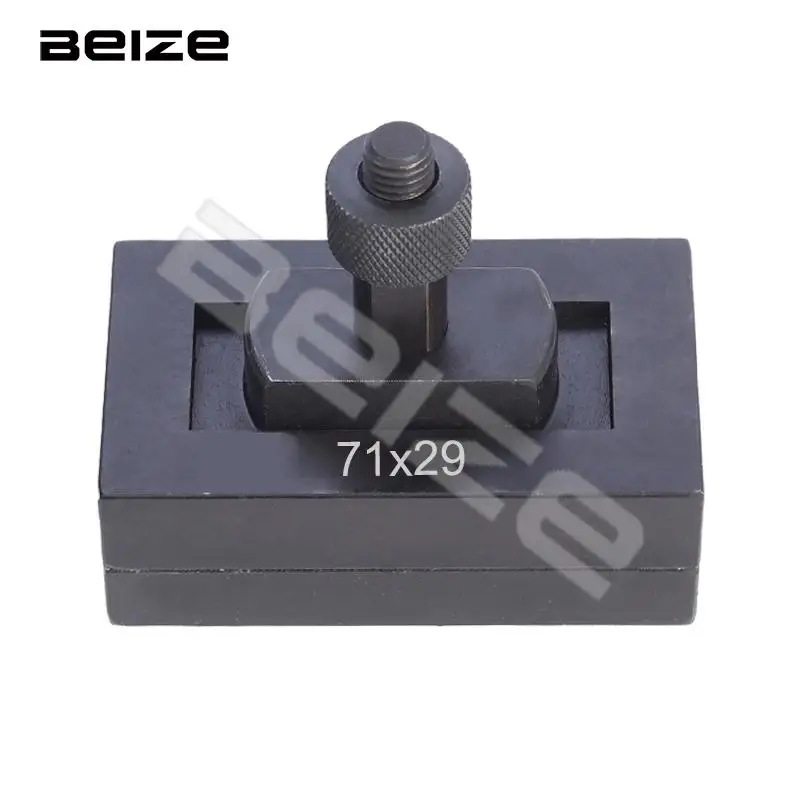Imagem -03 - Hidráulico Retangular Morre Molde de Perfuração Hidráulico Manual de Aço Inoxidável Syk8 Syk15 71x29 mm